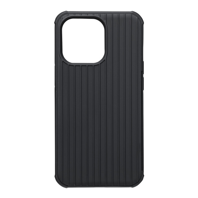 【iPhone13 Pro ケース】”Rib-Slide” Hybrid Shell Case (Gray)サブ画像