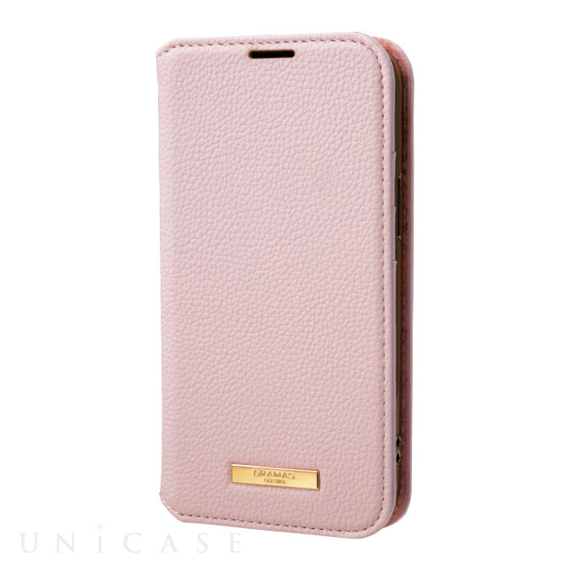 【iPhone13 mini/12 mini ケース】“Shrink” PU Leather Book Case (Pink)