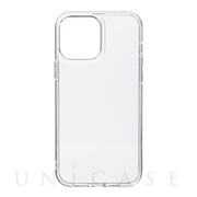 【iPhone13 Pro Max ケース】“Glassty” Glass Hybrid Shell Case (Clear)