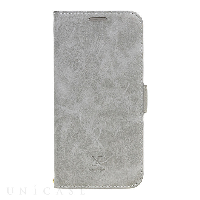 【iPhone13 ケース】手帳型ケース Style Natural (Gray)