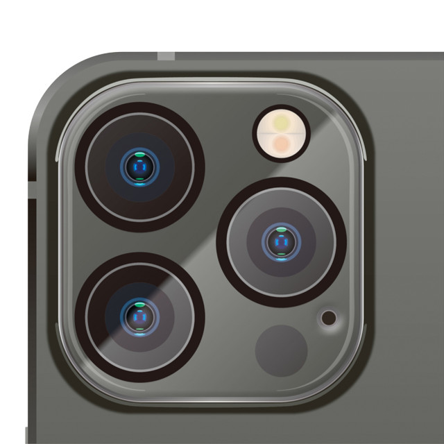 【iPhone13 Pro Max フィルム】カメラレンズプロテクター (クリア)サブ画像