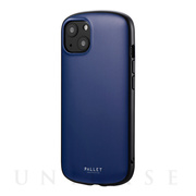 【iPhone13 ケース】超軽量・極薄・耐衝撃ハイブリッドケース「PALLET AIR」 (マットダークブルー)