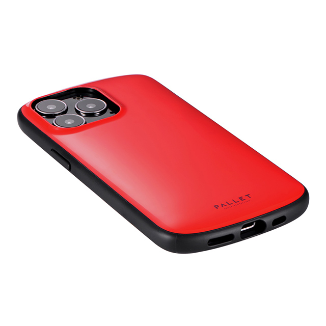 【iPhone13 Pro ケース】超軽量・極薄・耐衝撃ハイブリッドケース「PALLET AIR」 (レッド)サブ画像