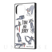 【iPhone13 mini ケース】トムとジェリー/耐衝撃ハイブリッドケース KAKU (おかしなトム2)