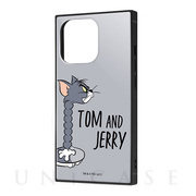 【iPhone13 Pro ケース】トムとジェリー/耐衝撃ハイブリッドケース KAKU (おかしなトム1)
