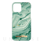 【iPhone13 ケース】Fashion Case (Mint Swirl Marble)