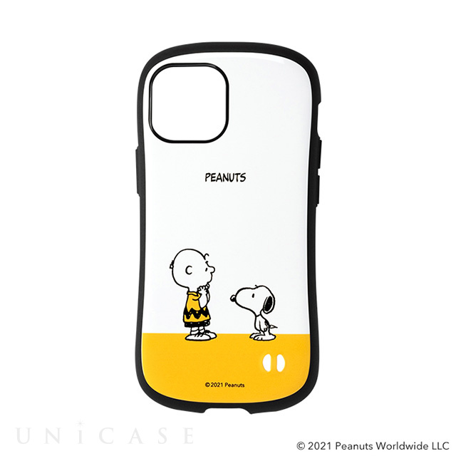 【iPhone13 mini ケース】PEANUTS iFace First Classケース (スヌーピー＆チャーリー・ブラウン/イエロー)