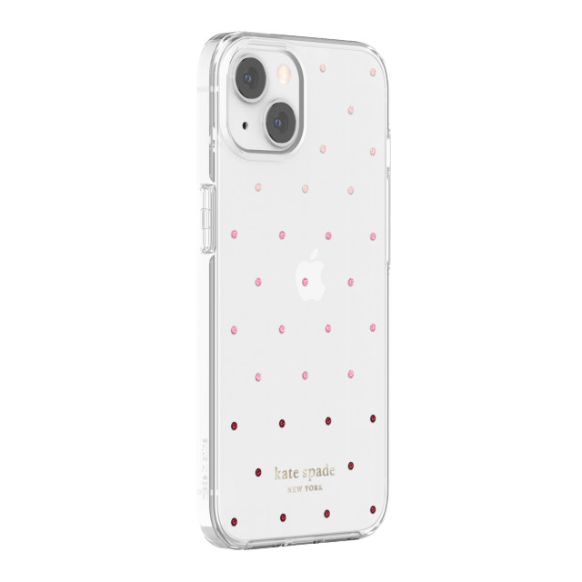 【iPhone13 ケース】Protective Hardshell Case (Pin Dot Ombre/Pink/Clear)サブ画像