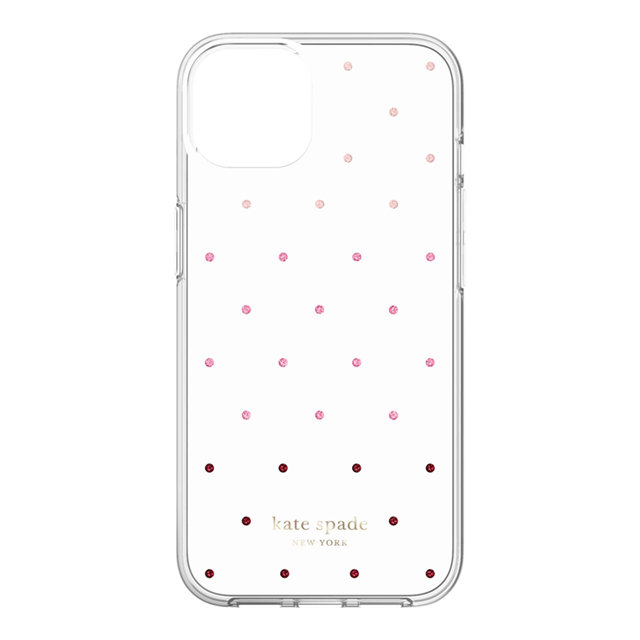 【iPhone13 Pro ケース】Protective Hardshell Case (Pin Dot Ombre/Pink/Clear)サブ画像