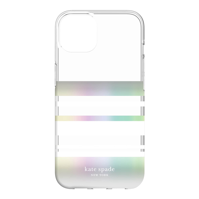 【iPhone13 Pro ケース】Protective Hardshell Case (Park Stripe/White/Iridescent/Clear)サブ画像
