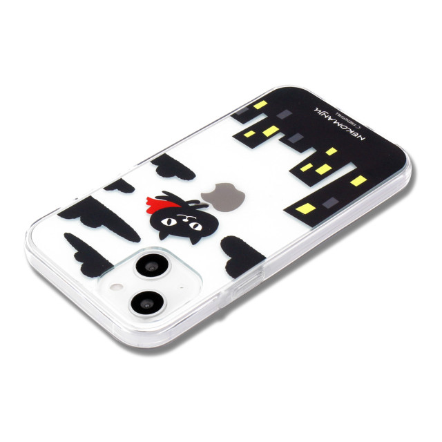 【iPhone13 mini ケース】ネコマンジュウクリアケース (赤いマント)サブ画像
