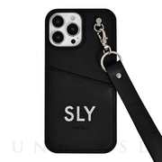 【iPhone13 Pro Max ケース】SLY Die cutting_Case face (black)