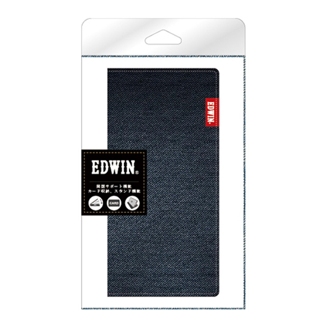 【iPhone13/13 Pro ケース】EDWIN 手帳ケース (タグデニム/インディゴ)サブ画像