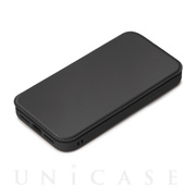 【iPhone13 Pro ケース】ガラスフリップケース (ブラック)