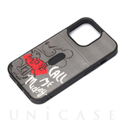 【iPhone13 Pro ケース】タフポケットケース (ミッキーマウス)