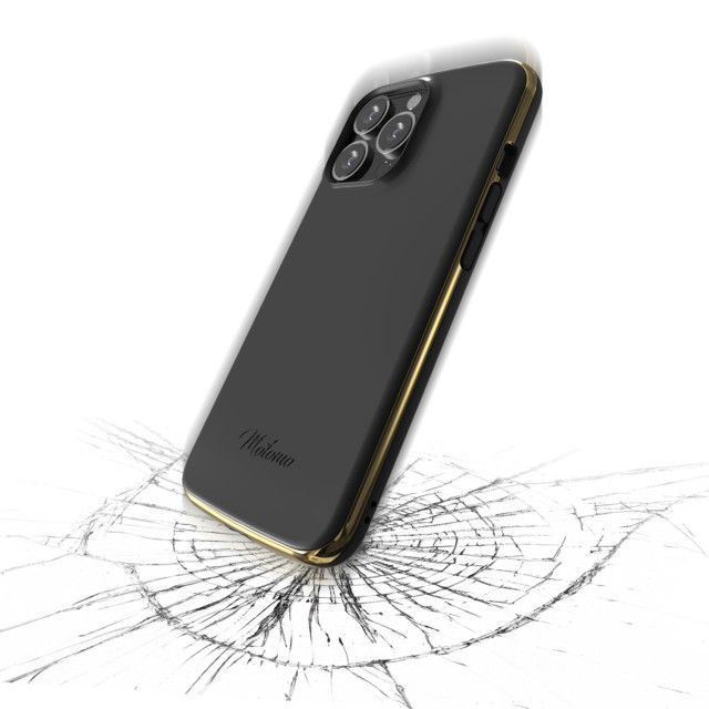 【iPhone13 Pro ケース】INO LINE INFINITY CASE (Chrome Gold Stone Black)サブ画像
