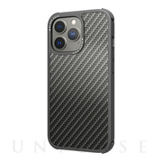 【iPhone13 Pro ケース】Robust Case Real Carbon (Black)