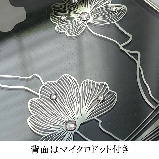 【iPhone13 ケース】Crystal Flora  Series case (silver)サブ画像