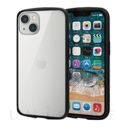 【iPhone13 ケース】ハイブリッドケース/TOUGH SLIM LITE/フレームカラー/背面ガラス (ブラック)