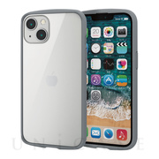 【iPhone13 ケース】ハイブリッドケース/TOUGH SLIM LITE/フレームカラー/背面ガラス (グレー)