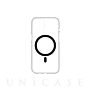【iPhone13 ケース】[Turtle] MagSafe対応 ハイブリッドクリアケース (ブラックライン)