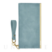 【iPhone13 Pro ケース】DIARY LEATHER CASE (Pearl Blue)