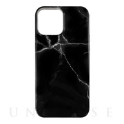 【iPhone13 ケース】Eco-Friendly Printed Protection (Black Marble)