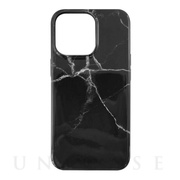【iPhone13 Pro ケース】Eco-Friendly Printed Protection (Black Marble)