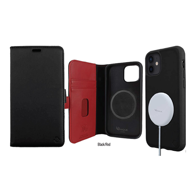 【iPhone13 Pro Max ケース】Magnetic 2in1 Folio＆Detachable Case (Black/Red)サブ画像