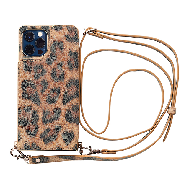 【アウトレット】【iPhone12/12 Pro ケース】Cross Body Case Animal Series for iPhone12/12 Pro （leopard）サブ画像