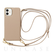 【アウトレット】【iPhone12 mini ケース】Cross Body Case for iPhone12 mini (beige)