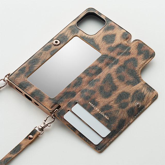 【アウトレット】【iPhone12 mini ケース】Cross Body Case Animal Series for iPhone12 mini （leopard）サブ画像