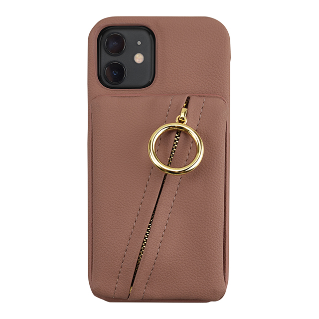 【アウトレット】【iPhone12/12 Pro ケース】Clutch Ring Case for iPhone12/12 Pro (gray pink)サブ画像