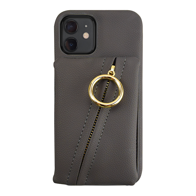 【アウトレット】【iPhone12/12 Pro ケース】Clutch Ring Case for iPhone12/12 Pro (dark gray)サブ画像