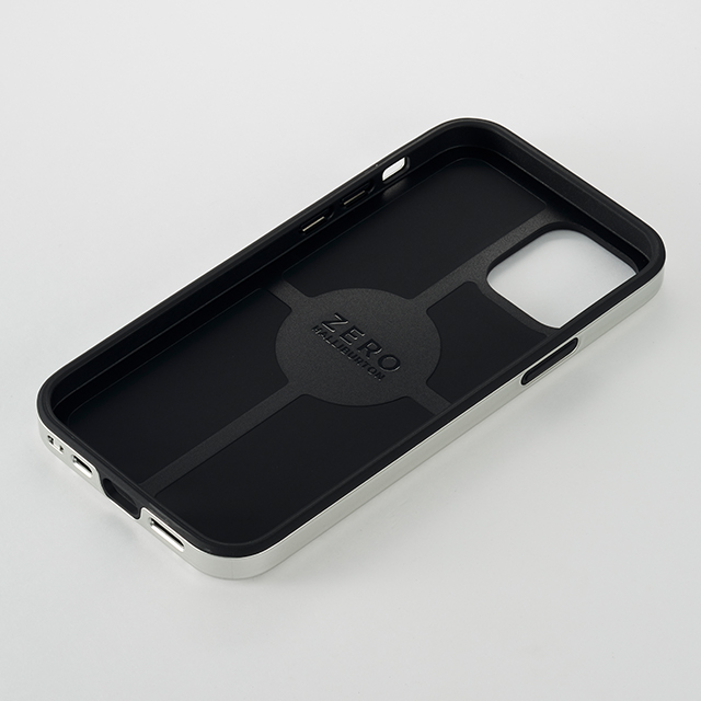 【アウトレット】【iPhone12/12 Pro ケース】ZERO HALLIBURTON Hybrid Shockproof Case for iPhone12/12 Pro (Silver)サブ画像