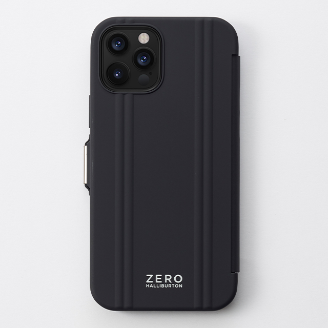 【アウトレット】【iPhone12/12 Pro ケース】ZERO HALLIBURTON Hybrid Shockproof Flip Case for iPhone12/12 Pro (Black)サブ画像