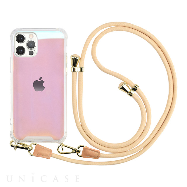 【アウトレット】【iPhone12/12 Pro ケース】Shoulder Strap Case for iPhone12/12 Pro (ivory)