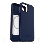【iPhone13 ケース】Symmetry シリーズ ＋ 抗菌加工ケース with MagSafe (Navy Captain)