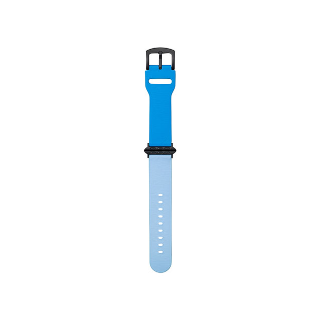 【Apple Watch バンド 41/40/38mm】“at Once” Genuine Leather Watchband (Blue) for Apple Watch SE(第2/1世代)/Series9/8/7/6/5/4/3/2/1サブ画像