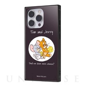 【iPhone13 Pro ケース】トムとジェリー/耐衝撃ハイブリッドケース KAKU (ジェリーとタフィー_チーズ)