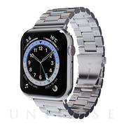 【Apple Watch バンド 45/44/42mm】METAL BAND (シルバー) for Apple Watch SE(第2/1世代)/Series9/8/7/6/5/4/3/2/1