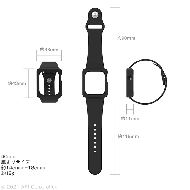 【Apple Watch バンド 40mm】TILE Apple Watch Band Case (GREIGE) for Apple Watch SE(第2/1世代)/Series6/5/4サブ画像