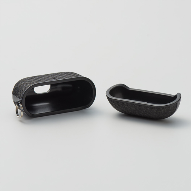 【AirPods(第3世代) ケース】AirPods Texture Case(fabric-black)サブ画像