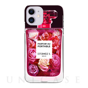 【iPhone12 mini ケース】Parfum au Portable Pink Flowers