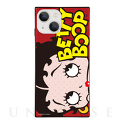 【iPhone13 ケース】Betty Boop ガラスケース (RED LOGO DOT)