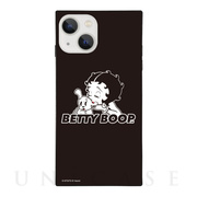 【iPhone13 ケース】Betty Boop ガラスケース (BLACK KISS)