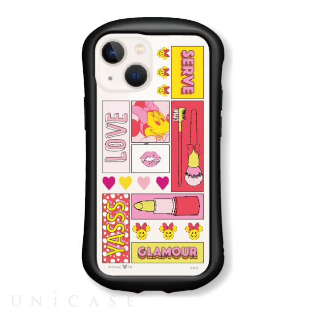 【iPhone13 mini/12 mini ケース】ディズニーキャラクター ハイブリッドクリアケース (ミニーマウス)