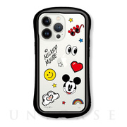 【iPhone13 Pro ケース】ディズニーキャラクター ハイブリッドクリアケース (ミッキーマウス)