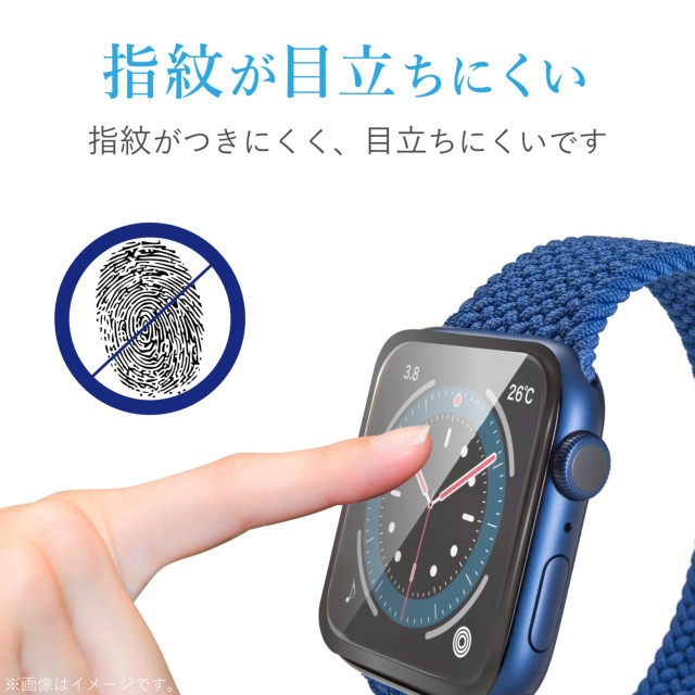【Apple Watch フィルム 40mm】フルカバーフィルム/ガラス/セラミックコート/フレーム付き/ブラック for Apple Watch SE(第2/1世代)/Series6/5/4サブ画像