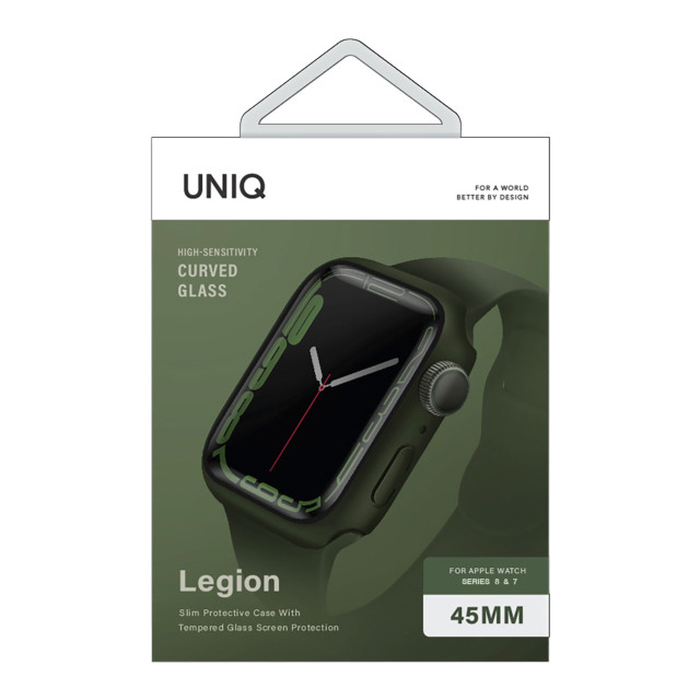 【Apple Watch ケース 45mm】LEGION Apple Watchケース with 9H硬度 強化ガラス スクリーンプロテクション (HUNTER) for Apple Watch Series9/8/7サブ画像